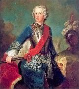 antoine pesne Portrait of the young Friedrich II of Prussia oil painting